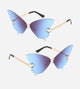 Blue Butterfly Glasses-eyewear-Festival Fashion & accessories Peach Pops