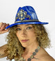 Blue Pearl Fedora-Festival Fashion & accessories Peach Pops