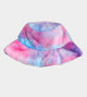 Bucket Hat in Faux Fur Sky Tie Die-Festival Fashion & accessories Peach Pops