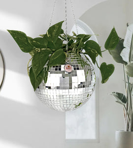 Peach Pops Party in your Plants Disco Hanging Plant Pot