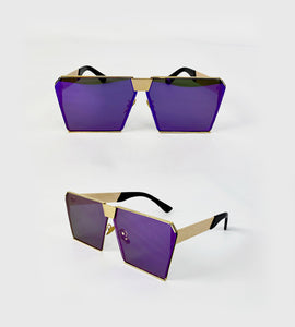 Hip To Be Square Glasses in Purple-eyewear-Festival Fashion & accessories Peach Pops