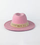 Pink Lace Fedora-Festival Fashion & accessories Peach Pops