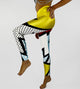 Pop Art Unisex Leggings-leggings-Festival Fashion & accessories Peach Pops