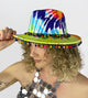 Rainbow Fedora-Festival Fashion & accessories Peach Pops