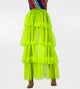Peekaboo Maxi Skirt in Neon Yellow-skirt-Festival Fashion & accessories Peach Pops