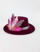 Cheetah Bling Brim Hat-hats-Festival Fashion & accessories Peach Pops
