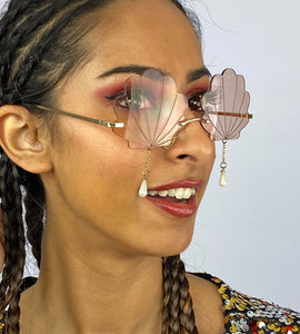 Clam in Earth Pearl-eyewear-Festival Fashion & accessories Peach Pops