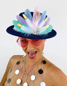 Claudés Pastel Brim Hat-hats-Festival Fashion & accessories Peach Pops