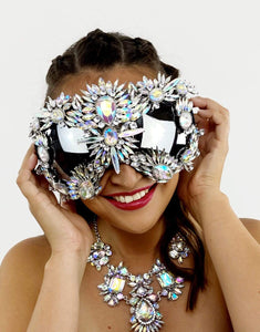 Crystal Overload Split Dust Proof Goggles-Goggles-Festival Fashion & accessories Peach Pops