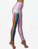 Cumulous Cuteness Unisex Leggings-leggings-Festival Fashion & accessories Peach Pops