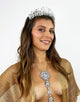 Demi Liberty Crystal Crown in Frozen-headpiece-Festival Fashion & accessories Peach Pops