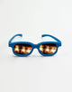 Diffraction blue teddy shapes-eyewear-Festival Fashion & accessories Peach Pops