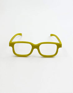 Diffraction glasses in yellow smiley-eyewear-Festival Fashion & accessories Peach Pops