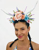 Fawn Garland in Blush-headpiece-Festival Fashion & accessories Peach Pops