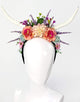 Fawn Garland in Peachy Keen-headpiece-Festival Fashion & accessories Peach Pops
