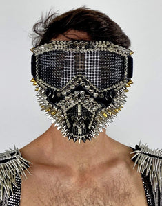 Full Metal Transformer Mask-Masks-Festival Fashion & accessories Peach Pops