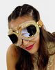Golden Stag Aviator Dust Proof Goggles-Goggles-Festival Fashion & accessories Peach Pops
