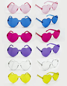 Heart Glasses-eyewear-Festival Fashion & accessories Peach Pops