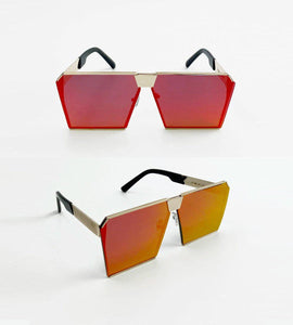 Hip To Be Square Glasses in sunset-eyewear-Festival Fashion & accessories Peach Pops