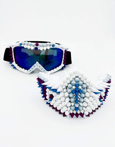 Ice Viking Transformer Mask-Masks-Festival Fashion & accessories Peach Pops