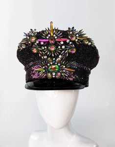 Juno Mars & Light Up Custom Captain-hats-Festival Fashion & accessories Peach Pops