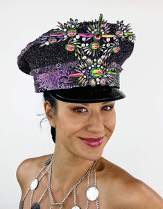 Juno Mars & Light Up Custom Captain-hats-Festival Fashion & accessories Peach Pops