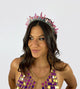 Liberty Crystal Crown in Pink Lagoon-headpiece-Festival Fashion & accessories Peach Pops