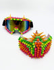 Neon Warrior Transformer Mask-Masks-Festival Fashion & accessories Peach Pops