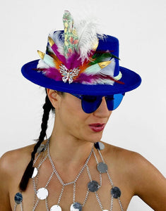 Papillion Brim Hat-hats-Festival Fashion & accessories Peach Pops
