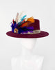 Peacocking Brim Hat-hats-Festival Fashion & accessories Peach Pops