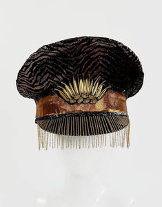 Plantation Gold Captains Hat-hats-Festival Fashion & accessories Peach Pops
