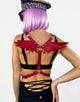 Pretty Fly Harness in Red-body jewellery-Festival Fashion & accessories Peach Pops