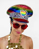 Rainbow Dash Custom Captains Hat-hats-Festival Fashion & accessories Peach Pops