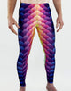 Rainbow Trout Unisex Leggings-leggings-Festival Fashion & accessories Peach Pops