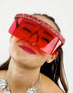 Razzle Strip Visor in Miami Heat-visor-Festival Fashion & accessories Peach Pops