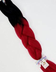 Red Hot Devil Hair Extension-Festival Fashion & accessories Peach Pops