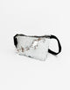 Sequin Satchel in White & Silver-Festival Fashion & accessories Peach Pops