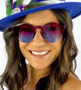 Sherbert Fade in Purple to Blue-Festival Fashion & accessories Peach Pops
