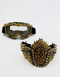 Spine & Spark Transformer Mask-Masks-Festival Fashion & accessories Peach Pops