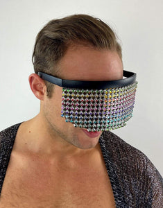 Studded Visor in Spectrum-visor-Festival Fashion & accessories Peach Pops